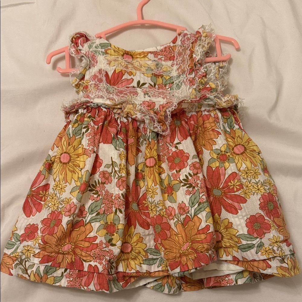 Happily Grey Kids Floral Lace Dress